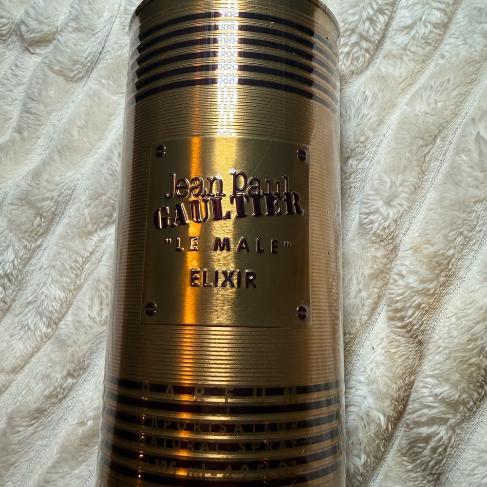 Jean Paul Gaultier Gold Metallic Decorative Canister